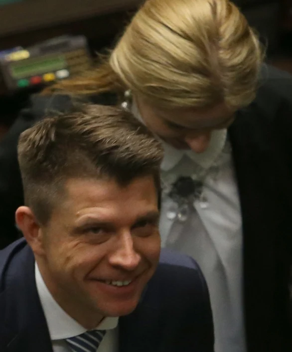 Joanna Schmidt i Ryszard Petru