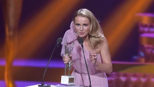 Agnieszka Cegielska w ubiegłym roku odebrała Złotą Telekamerę Tele Tygodnia