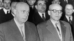 Józef Cyrankiewicz i Władysław Gomułka