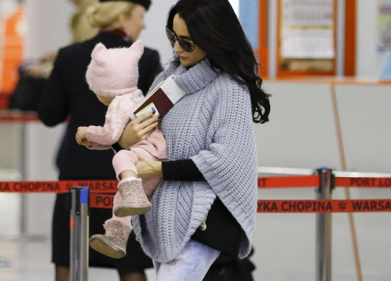 Justyna Steczkowska z córeczką Justyna Steczkowska z córeczką