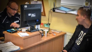 Przesłuchanie jednego z pseudokibiców