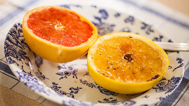 ​Grapefruitowe “creme brulee"