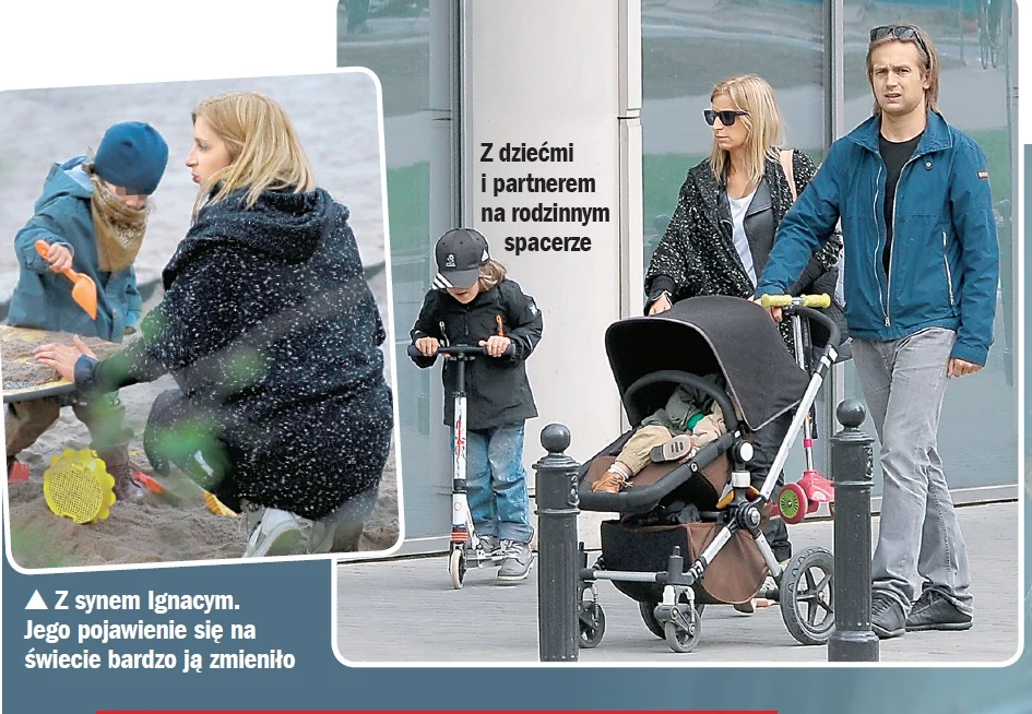 Magda Schejbal z rodziną