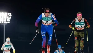 Justyna Kowalczyk podczas zawodów w Pjongczang