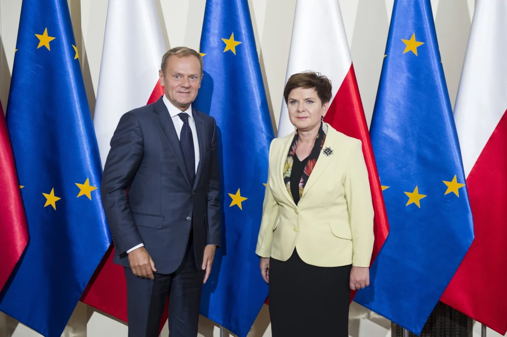 Beata Szydło i Donald Tusk Beata Szydło i Donald Tusk