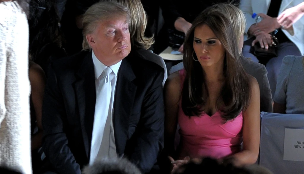 Donald Trump z żoną Melanią