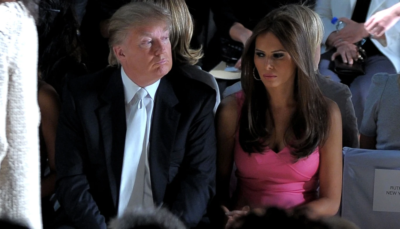 Donald Trump z żoną Melanią Donald Trump z żoną Melanią