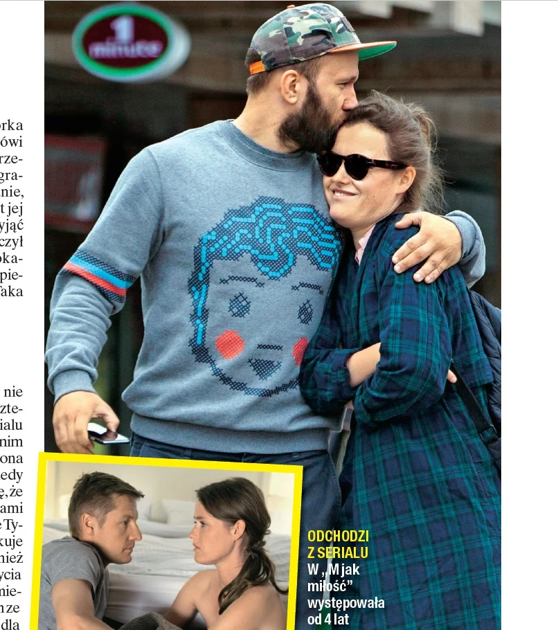 Olga z nowym facetem Olga z nowym facetem