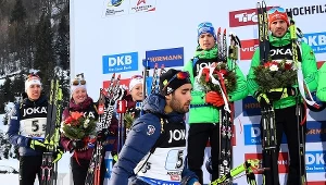Martin Fourcade zszedł z podium na znak protestu