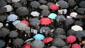 "Czarny protest" w Warszawie, zdj. z 3.10.2016