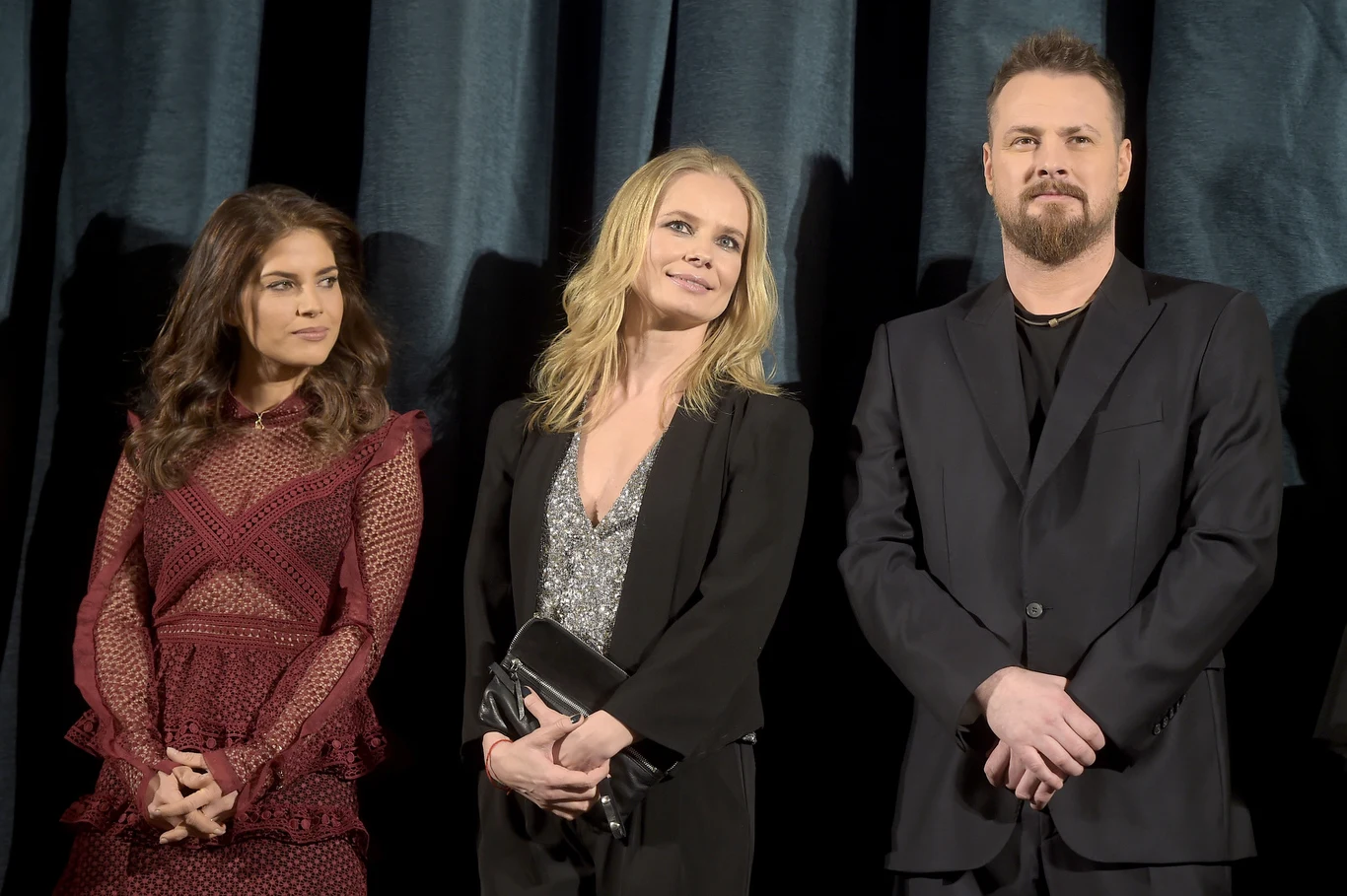 Weronika Rosati, Magdalena Cielecka i Paweł Małaszyński na premierze "Belle Epoque"