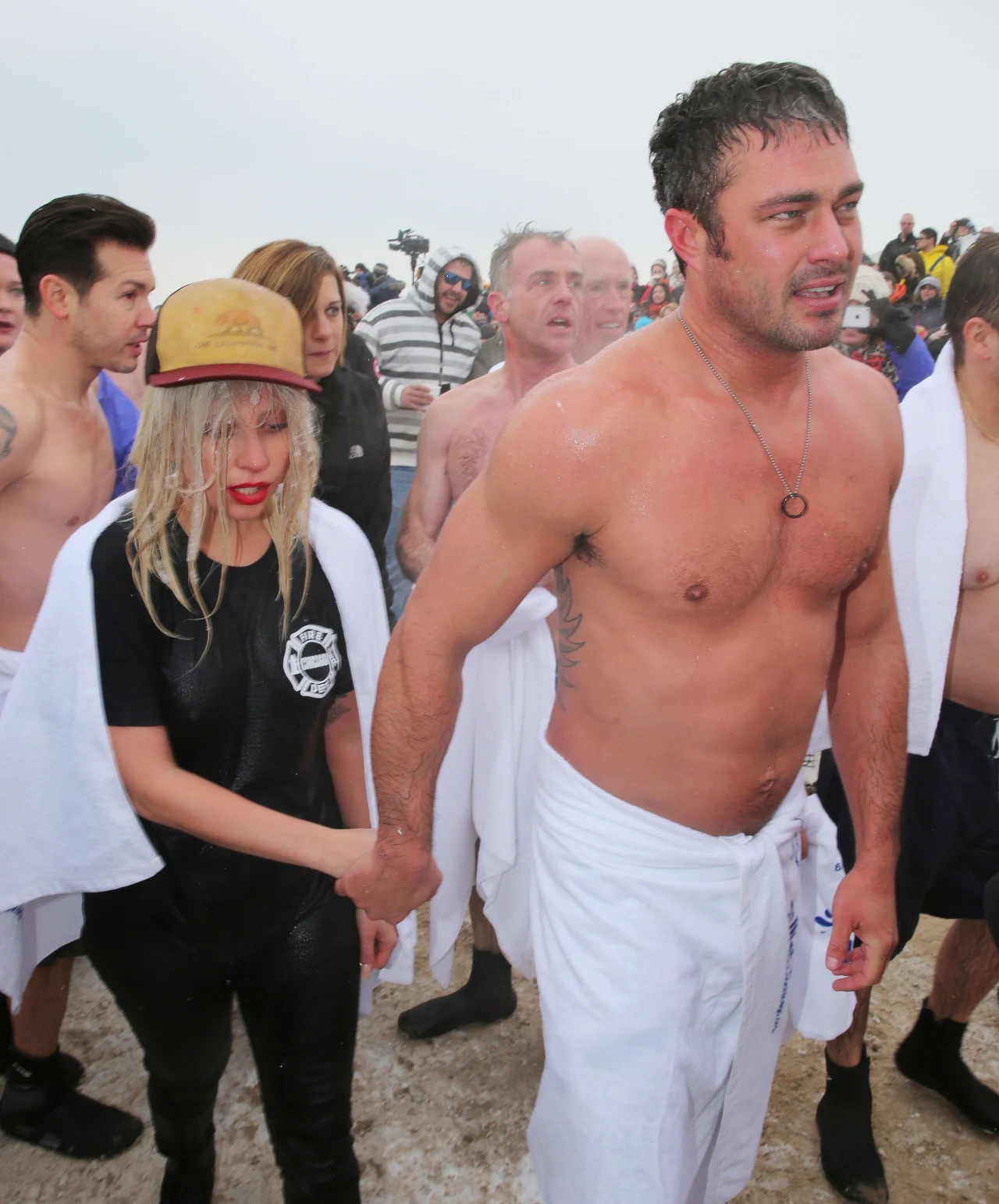Lady Gaga z byłym narzeczonym, Taylorem Kinneyem Lady Gaga z byłym narzeczonym, Taylorem Kinneyem