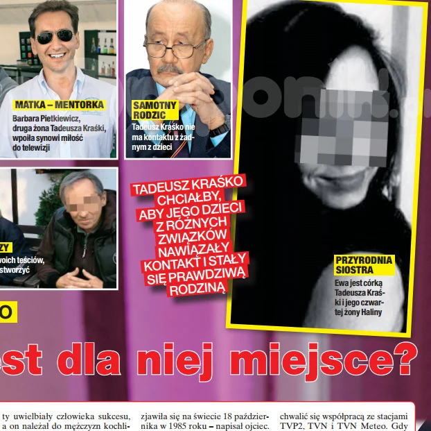 O przyrodniej siostrze Kraśki rozpisuje się tygodnik "Na Żywo" O przyrodniej siostrze Kraśki rozpisuje się tygodnik "Na Żywo"