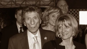 Mike Ilitch i jego żona Marianna.