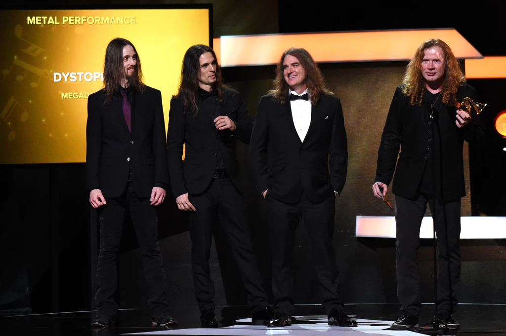 Megadeth odbiera nagordę Grammy