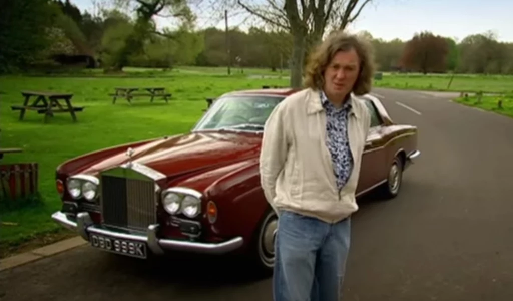 James May i jego Rolls-Royce Corniche 