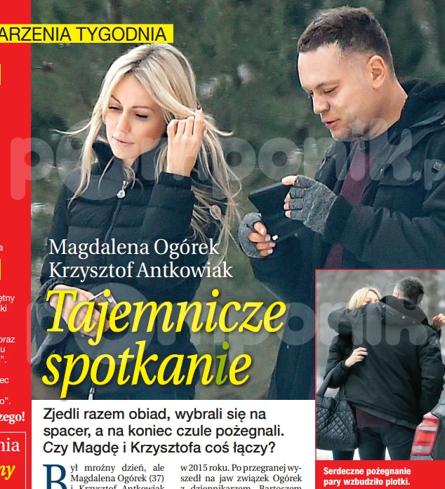 O spotkaniu Ogórek i Antkowiaka rozpisuje się "Dobry Tydzień"