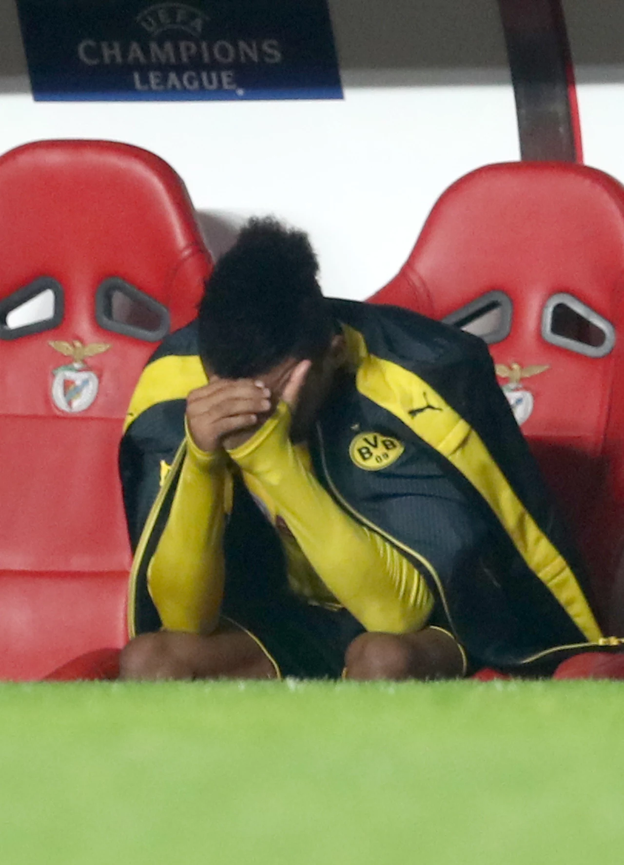 Pierre-Emerick Aubameyang nie miał w Lizbonie swojego dnia Pierre-Emerick Aubameyang nie miał w Lizbonie swojego dnia
