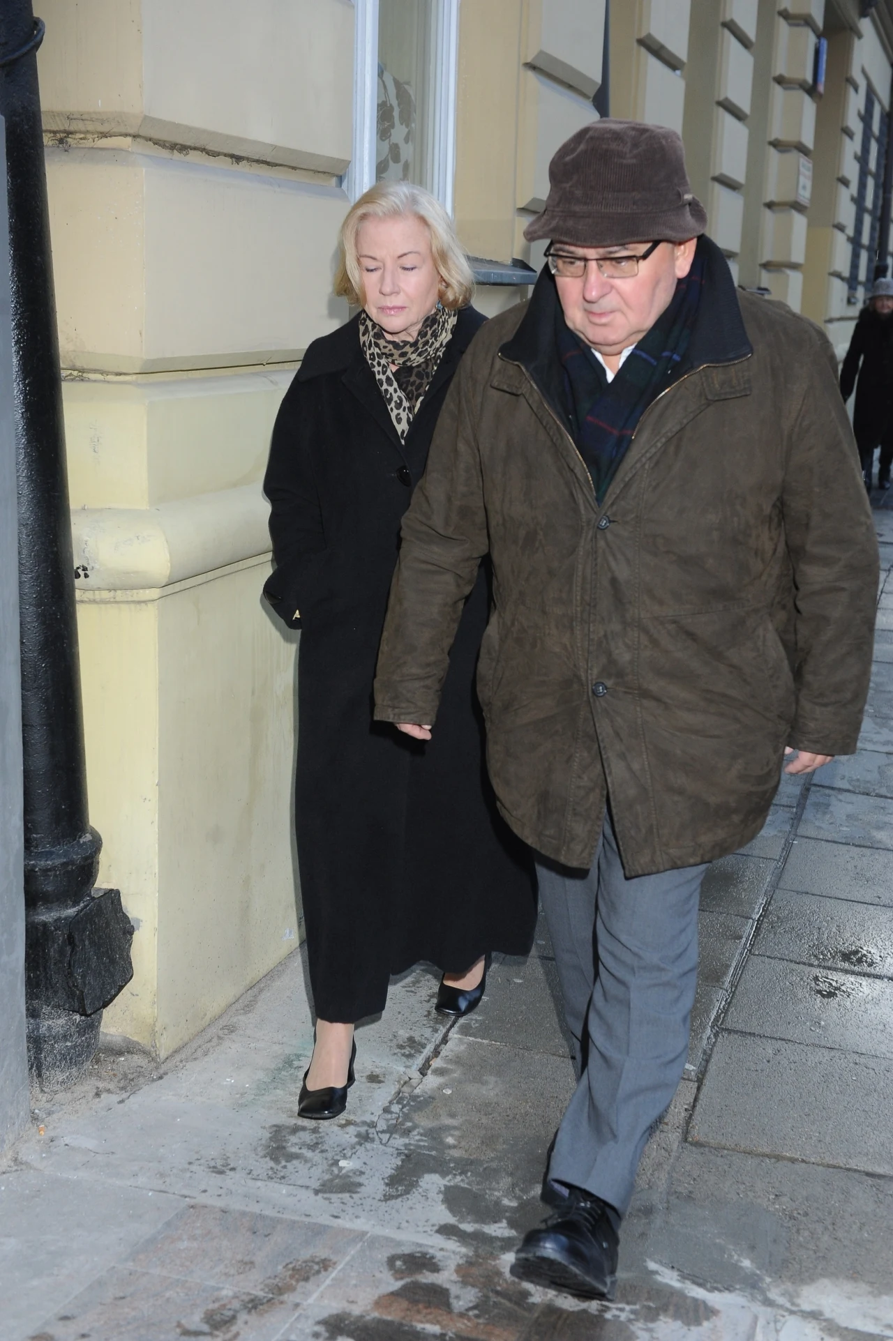 Bożena Dykiel z mężem Bożena Dykiel z mężem