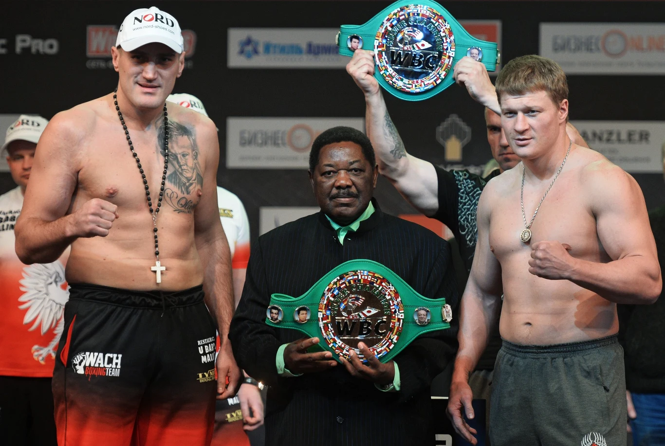 Mariusz Wach tu przed walką z Aleksandrem Powietkinem Mariusz Wach tu przed walką z Aleksandrem Powietkinem