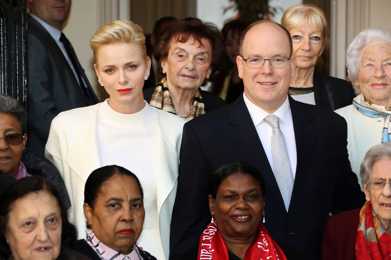 Księżna Charlene i książę Albert II Księżna Charlene i książę Albert II