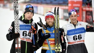 Od lewej: Iivo Niskanen, Martin Johnsrud Sundby i Hans Christer Holund