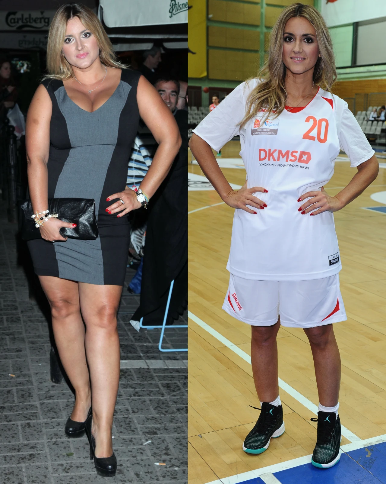 Karolina Szostak przed i po metamorfozie