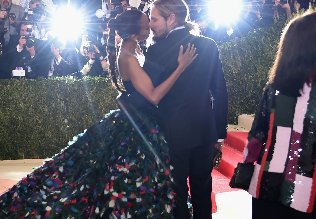 Zoe Saldana z mężem