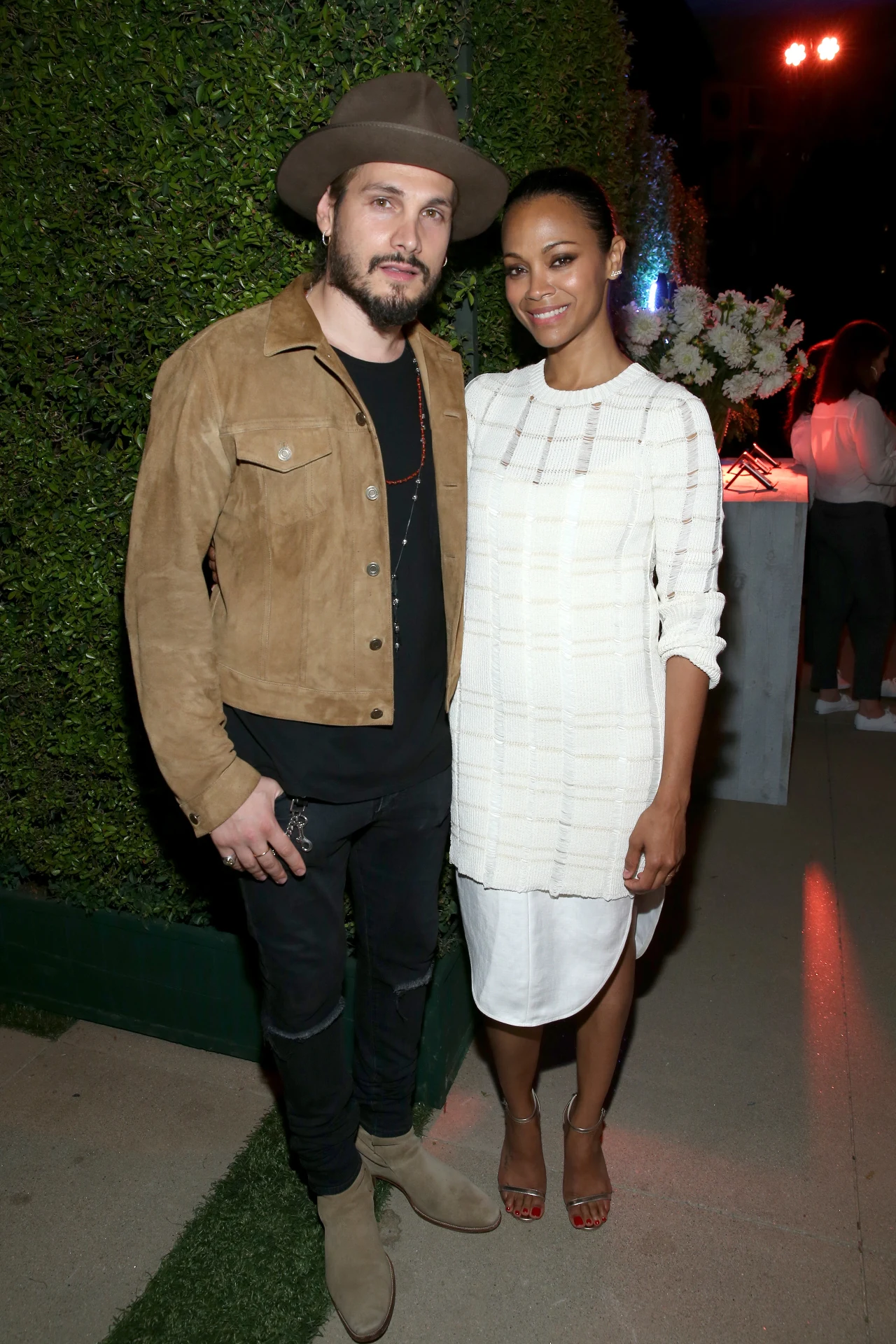 Zoe Saldana z mężem