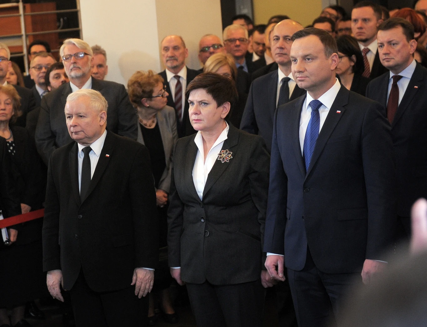 Jarosław Kaczyński, Beata Szydło i Andrzej Duda
