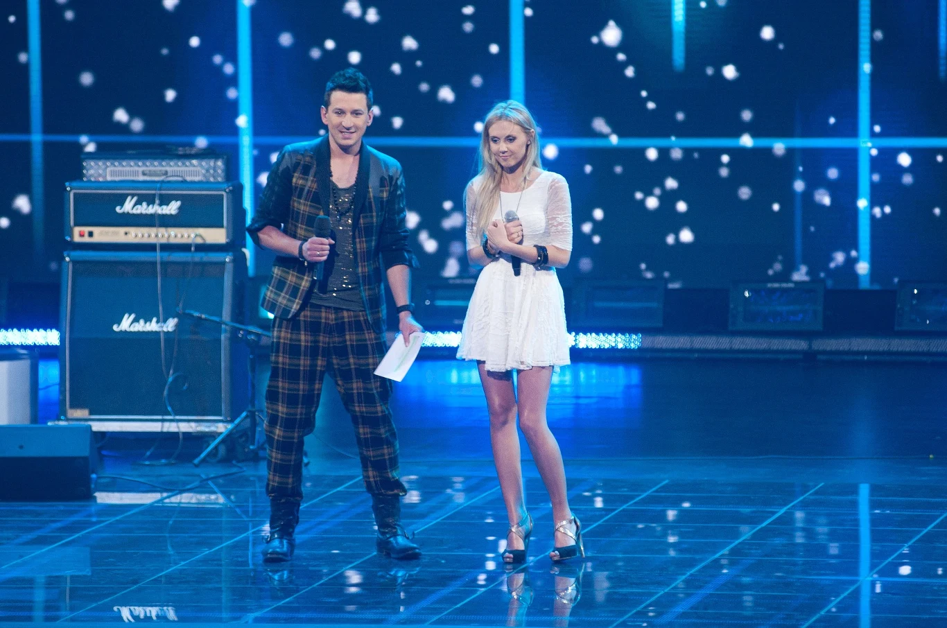 W trzeciej edycji muzycznego show Polsatu dotarła do ścisłego finału (na zdjęciu z prowadzącym Maćkiem Rockiem). Już na etapie castingów juror Adam Sztaba typował Kasię do grona faworytek programu