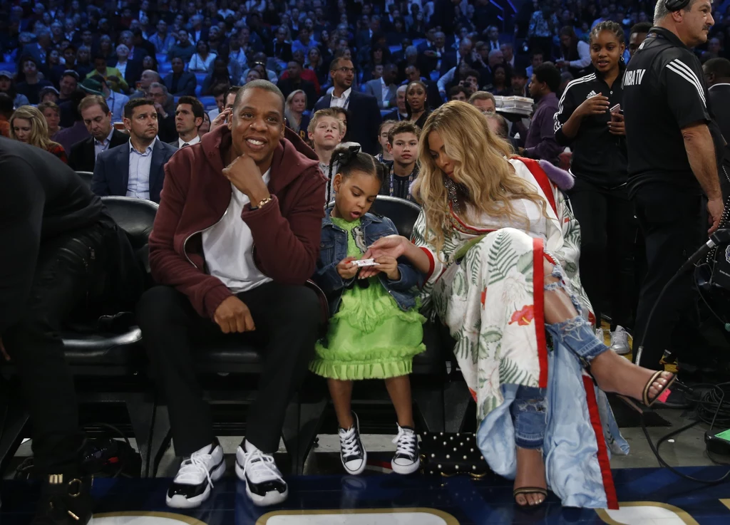 Jay Z, Blue Ivy i Beyonce