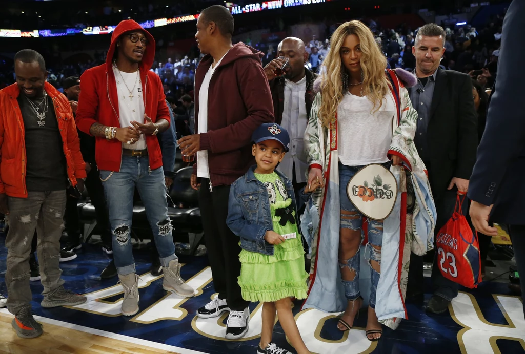 Jay Z, Blue Ivy i Beyonce