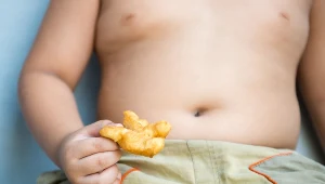 Dziecko z nadwagą; zdj. ilustracyjne