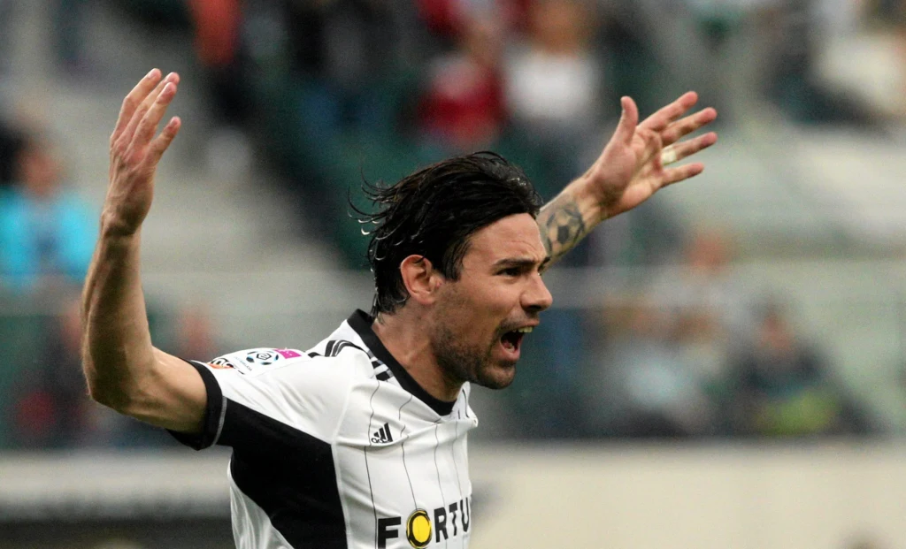 Vrdoljak w barwach Legii Vrdoljak w barwach Legii