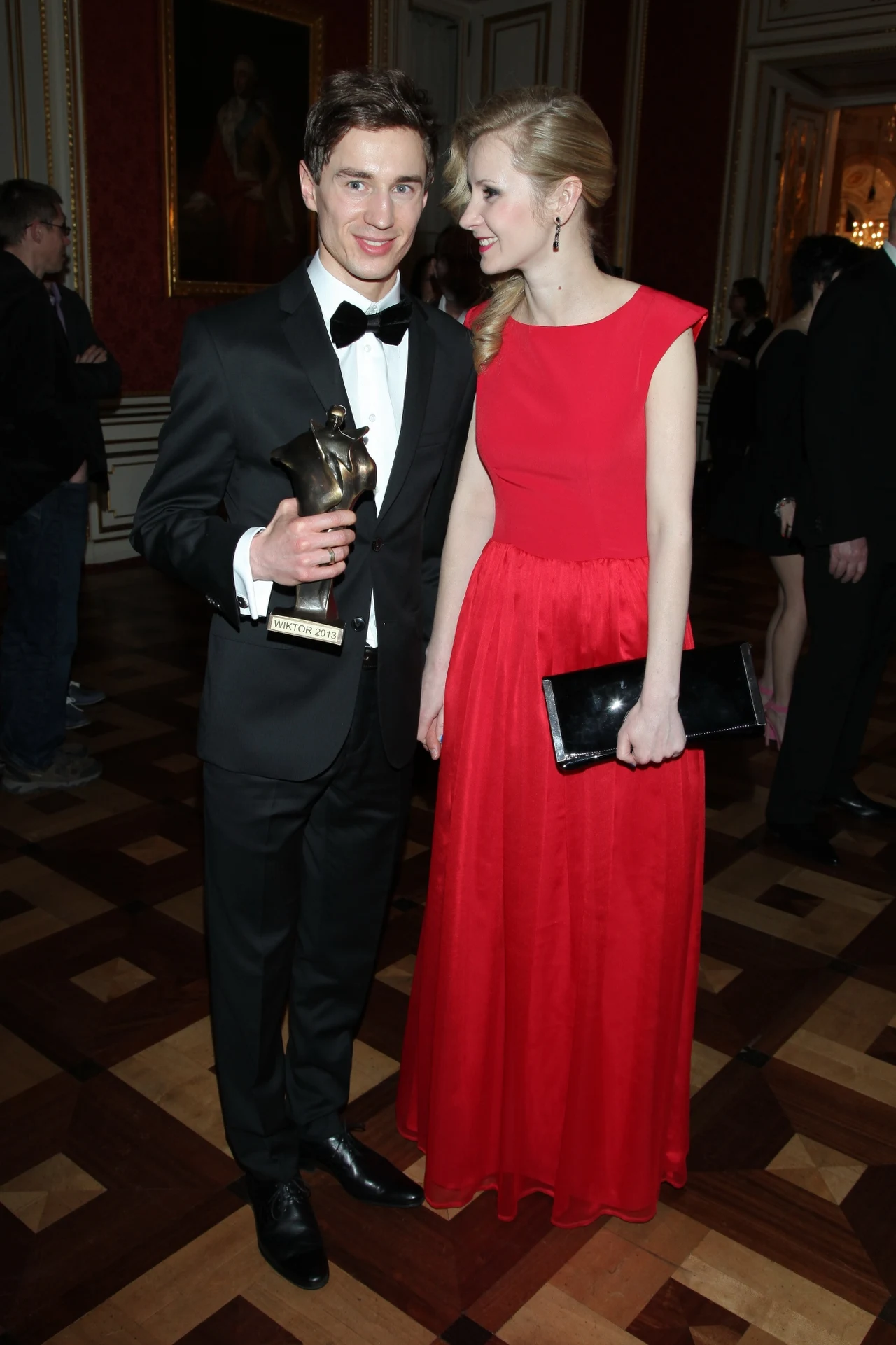 Kamil Stoch z żoną