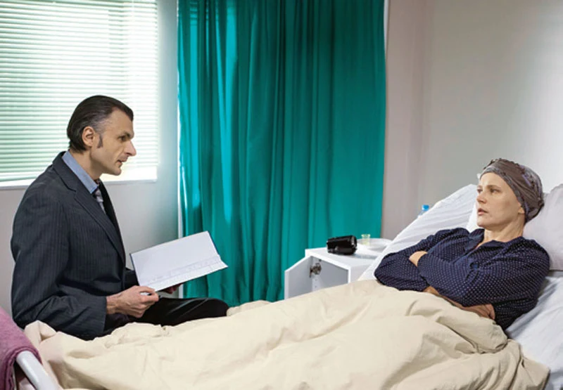 Zdybicka zapyta doktora, jakie są jej rokowania Zdybicka zapyta doktora, jakie są jej rokowania