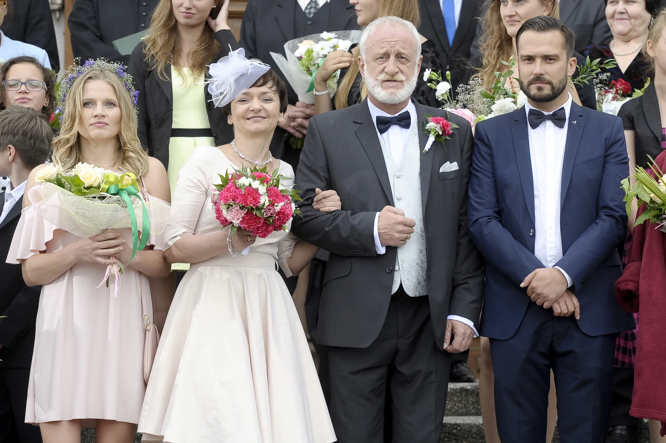 Izabela Dąbrowska i Krzysztof Gosztyła na planie "Blondynki" Izabela Dąbrowska i Krzysztof Gosztyła na planie "Blondynki"