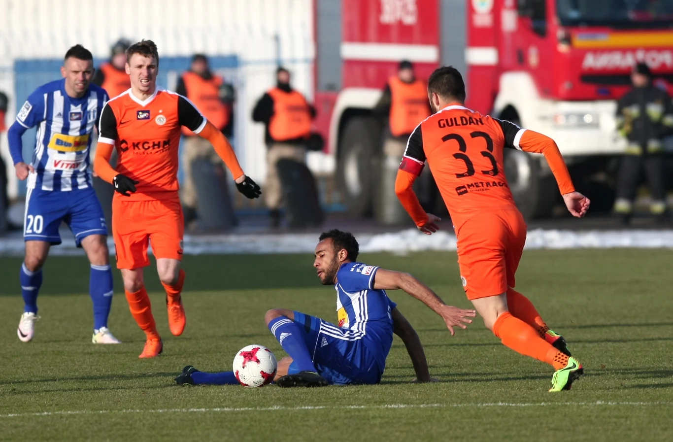 Wisła Płock - Zagłębie Lubin 2-1 w meczu 23. kolejki Ekstraklasy