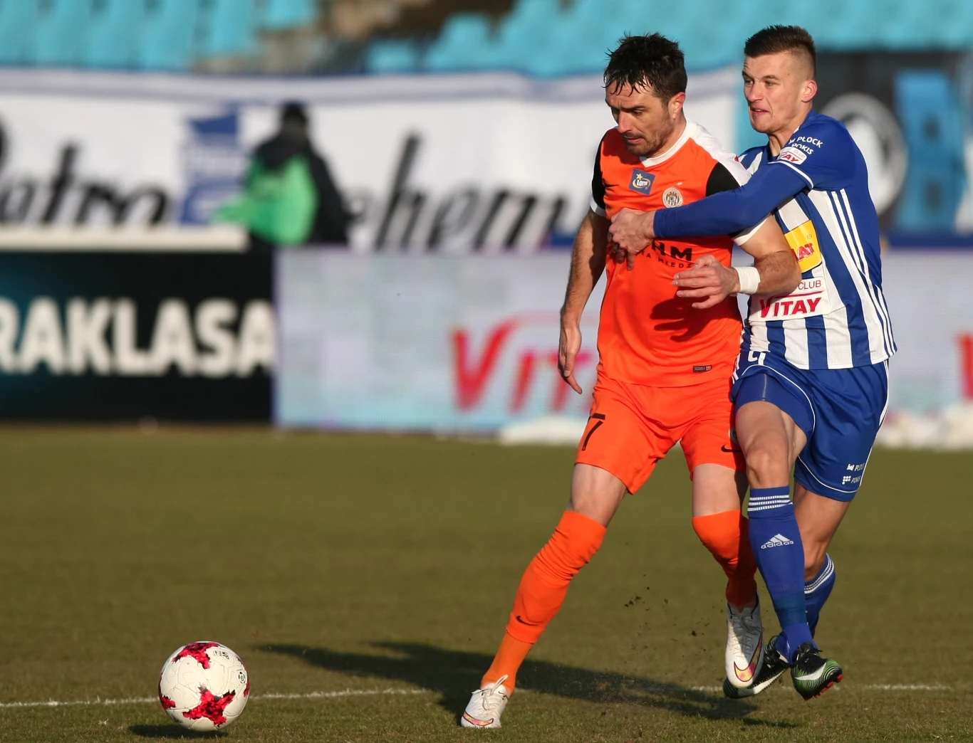 Wisła Płock - Zagłębie Lubin 2-1 w meczu 23. kolejki Ekstraklasy