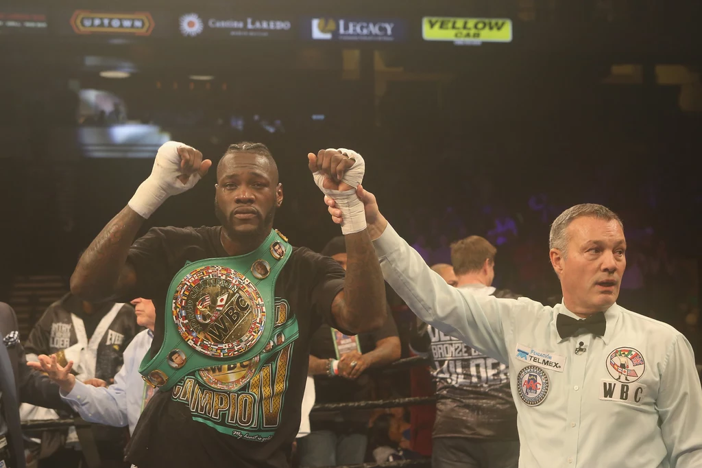 Deontay Wilder po zakończonej walce Deontay Wilder po zakończonej walce
