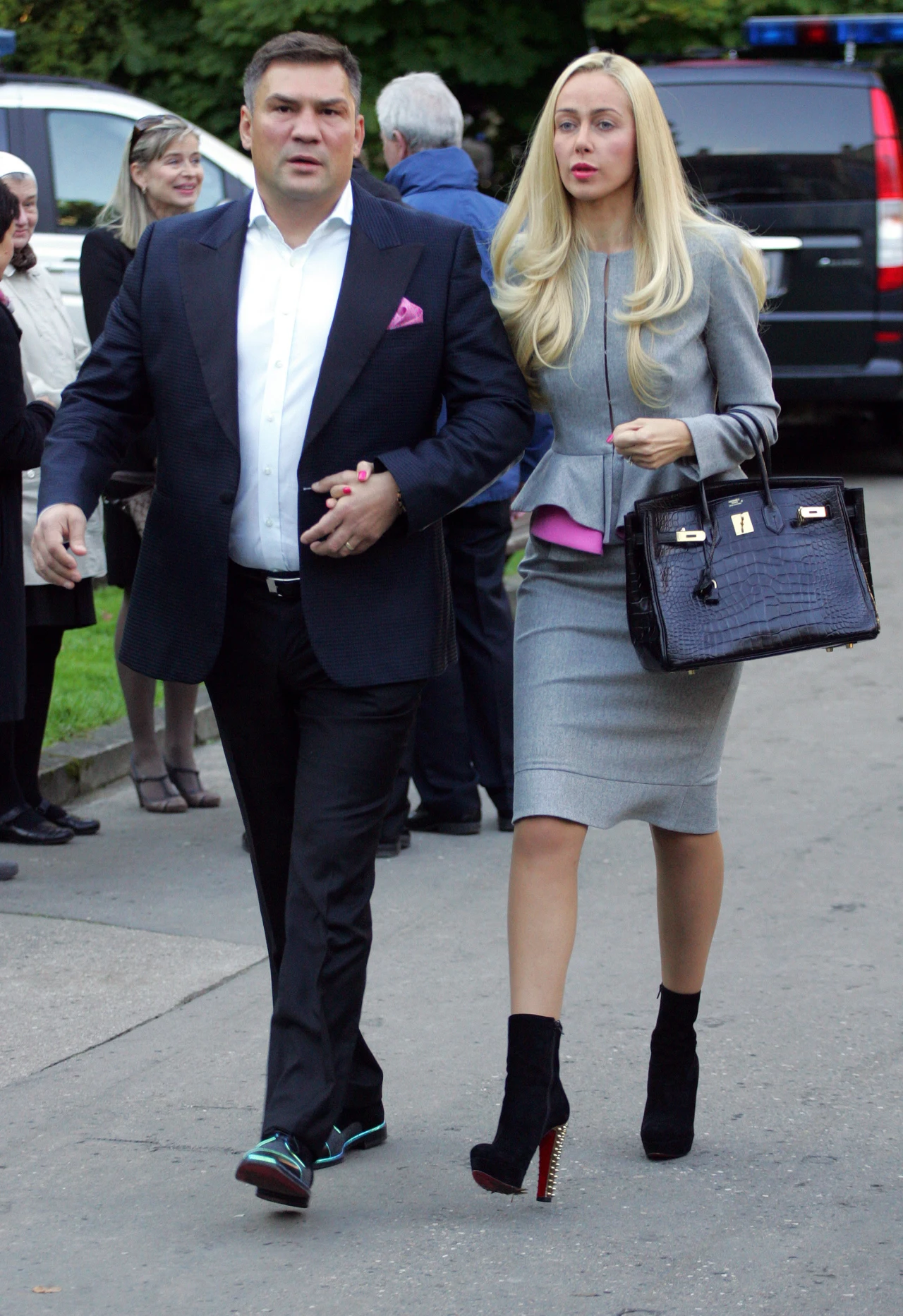 Dariusz Michalczewski z żoną Barbarą