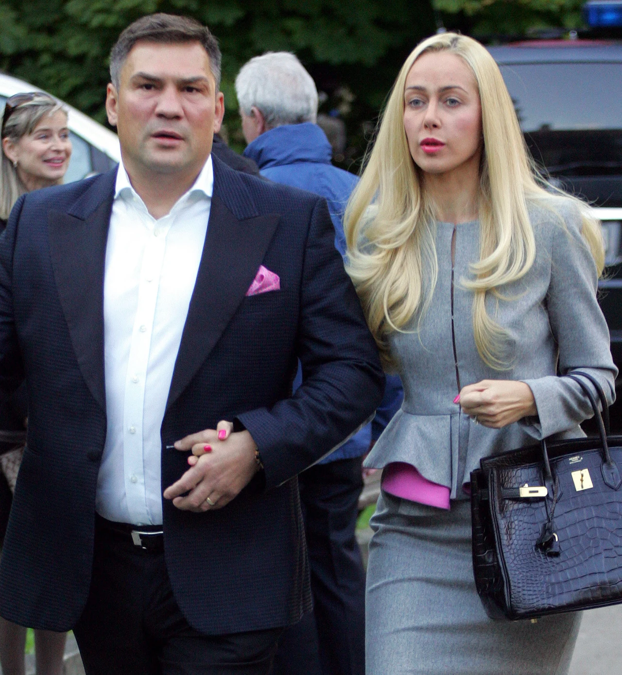 Dariusz Michalczewski z żoną Barbarą