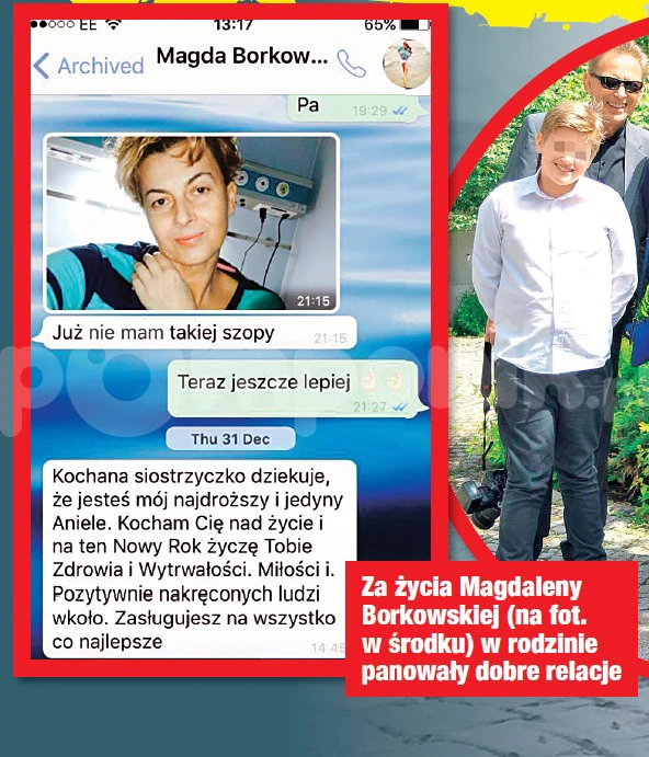 Zapis jednej z ostatnich telefonicznych rozmów z siostrą Zapis jednej z ostatnich telefonicznych rozmów z siostrą