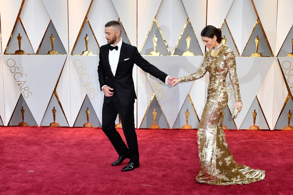 Justin Timberlake i Jessica Biel na Oscarach 