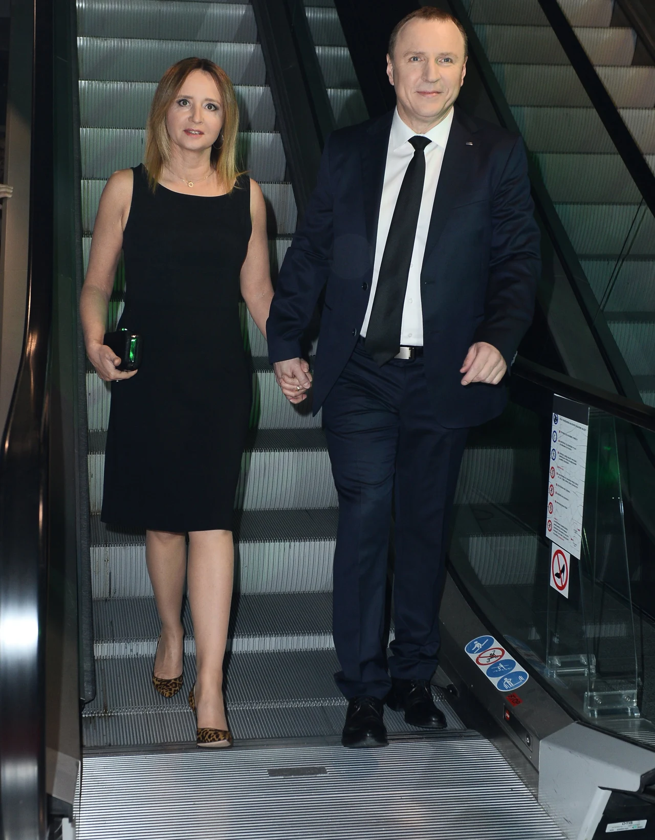 Jacek Kurski z ukochaną, Joanną Klimek