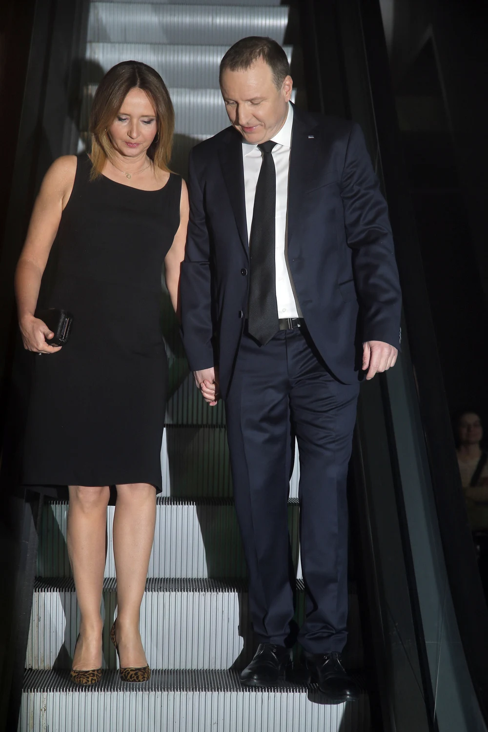 Jacek Kurski z ukochaną, Joanną Klimek