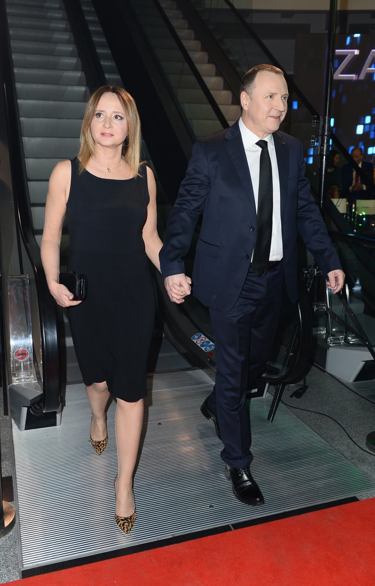 Jacek Kurski z ukochaną, Joanną Klimek