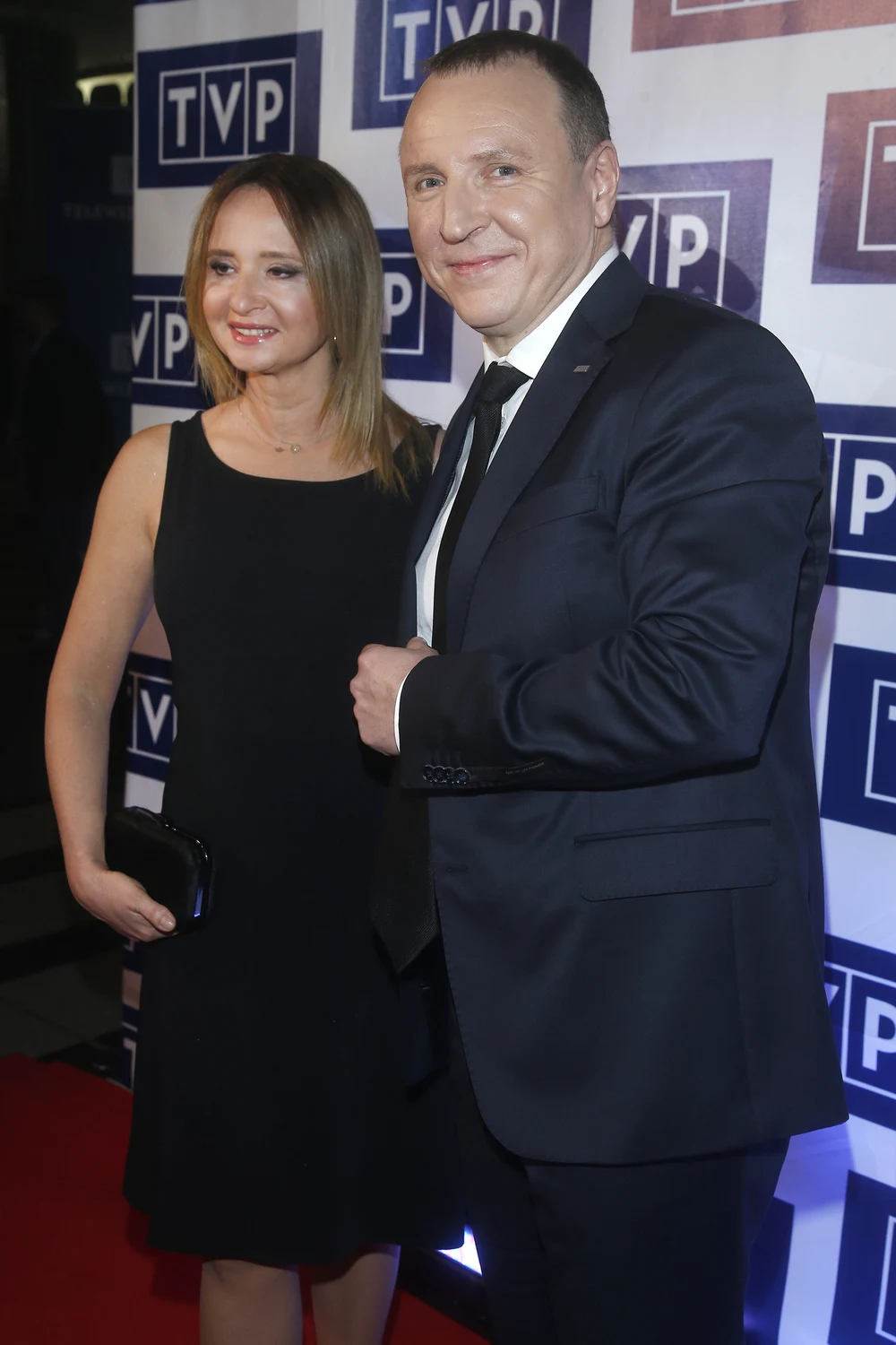 Jacek Kurski z ukochaną, Joanną Klimek