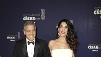 Amal i George Clooney na rozdaniu Cezarów